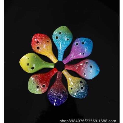 Starry Sky 6-hole Beginner Alto C Key Portable Ocarina