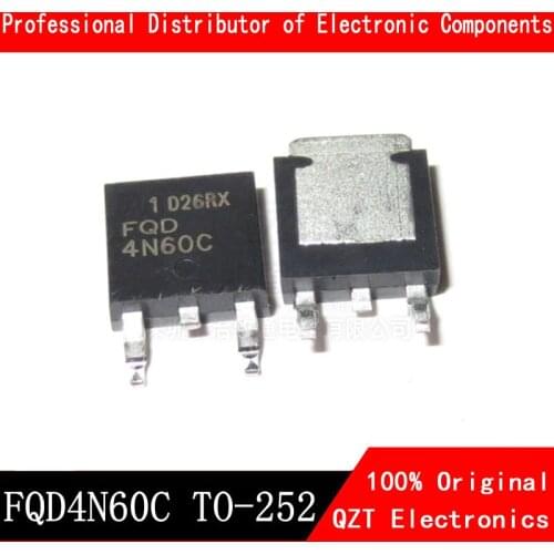 10pcs/lot FQD4N60C 4A 600V 4N60 TO-252 New original In Stock