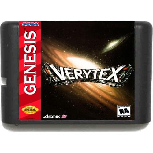 Verytex 16 bit SEGA MD Game Card For Sega Mega Drive For Genesis
