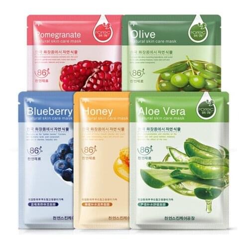 20Pcs Of Snail Seaweed Essence Original Liquid Mask Combination Whitening Oil Control Moisturizing Anti-Aging Facial Mask