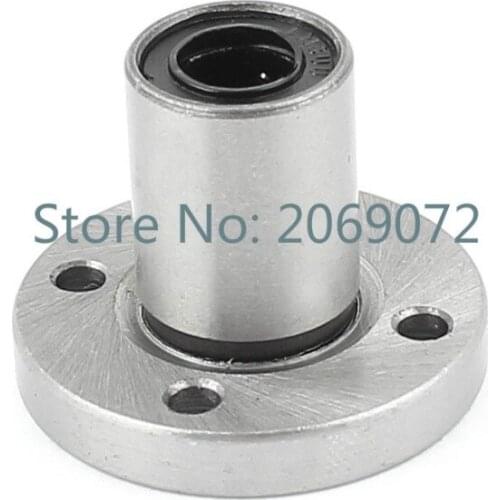 6Pcs Round Flange LMF10UU 10*19*29mm Type CNC Linear Motion Bushing Ball Bearing