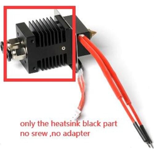 A10M remote extrusion head radiator (black)