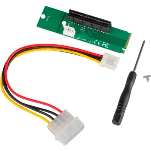 1Pcs adapter m2 pcie M.2 NGFF SSD Male to PCI-e Express 4X Female m2 to pci-e Converter Adapter Card