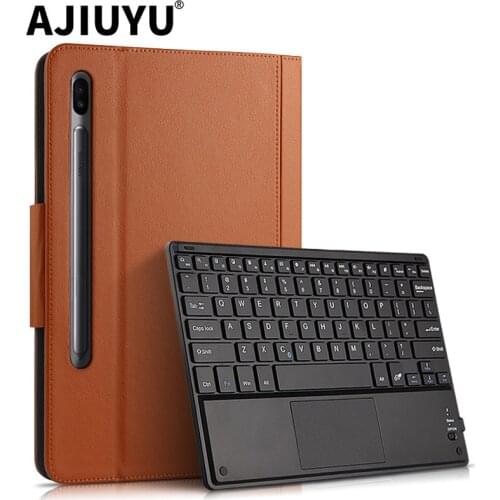 Case For Samsung Galaxy Tab S6 10.5 SM-T860 SM-T865 Bluetooth keyboard Protective Cover PU Leather Tab S6 10.5"Tablet Cover case