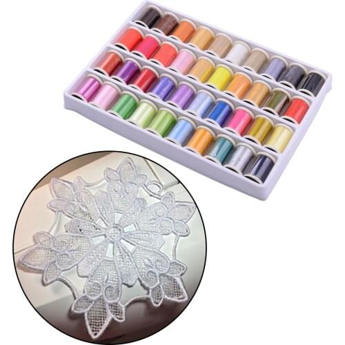 40Pcs Polyester Embroidery Thread 280Meters Filament Threads High Strength String For Brother/Babylock/Janome Machine Sewing