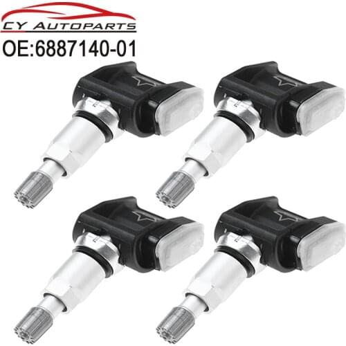 4PCS New Tire Pressure Monitor Sensor For Alpina B3 B5 BMW X3 X4 X5 X6 X7 MERCEDES-BENZ 6887140-01 36106887147 A0009052102