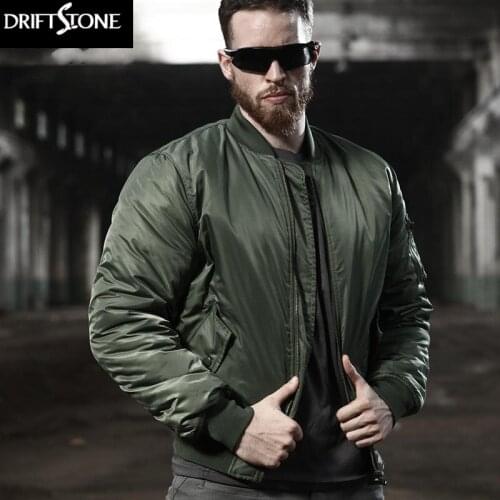 MA1 Military Airborne Flight Tactical Bomber Jacket Army Air Force Fly Pilot Jacket Men Winter Warm Aviator Padded Coat