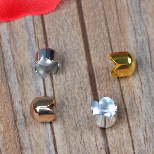 20pcs/lot zhu ru 0.32*8.5*8.5MM Arc copper cap handmade beaded supply DIY Craft supplies fashion jewelry Accessory Material