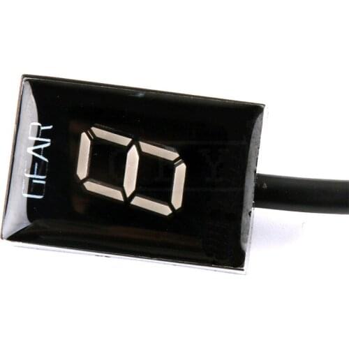 Motorcycle LCD Electronics 6 Speed 1-6 Level Gear Indicator Digital Gear Meter For Suzuki GSF650 GSX400 GSXS1000 B-KING EFI