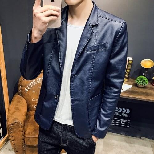 2021 Men Winter Brand Leather Jacket Casual Motorcycle Business And Leisure Coat Faux Leather Jackets Mens Clothing Streetwear