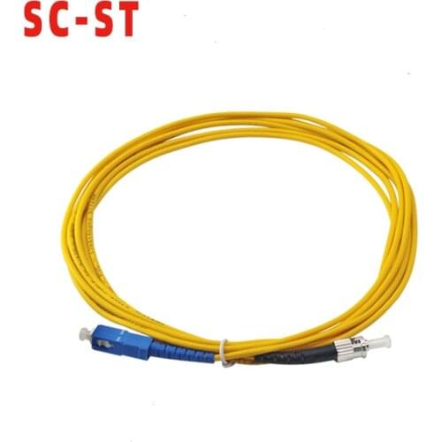 Fiber Optic Jumper SC-ST-SM/G652D Pigtail Jumper Single-mode Single-core Fiber Skipping 3meter Factory Wholesale