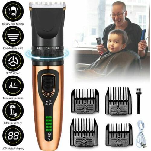 Barber Hair Clipper Set Professional Hair Trimmer Men Beard Electric Cutter for Adult Child