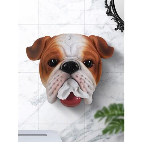 Resin Toilet Tissue Box Creative European Style Paper Box Punch-Free Cute Wall-Mounted Bathroom Waterproof Toilet Roll Holder