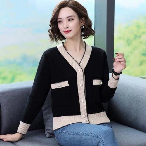 Spring Autumn Style Women knitted Cardigan Crop Tops Lady Casual Long Sleeve Knitted Outwear Cardigan Sweater ZZ1076