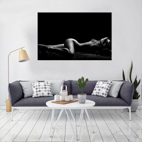 Modern Portrait Posters and Prints Wall Art Canvas Painting Sexy Body Nude Women Pictures for Living Room Home Decor