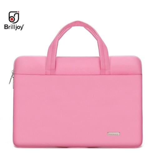 Brilljoy Handbag Laptop Bag Sleeve 13 14 15 15.6 Inch Liner Bag Notebook Bag For Macbook Air Pro Dell Asus HP Acer Laptop Case