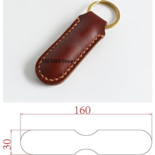Japan Steel Blade Key Ring Knife Mould Wooden Die DIY Leather Craft Template Punch Hand Tool