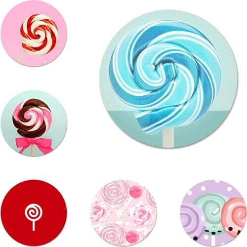 58mm Lollipop Icons Pins Badge Decoration Brooches Metal Badges For Clothes Backpack Decoration