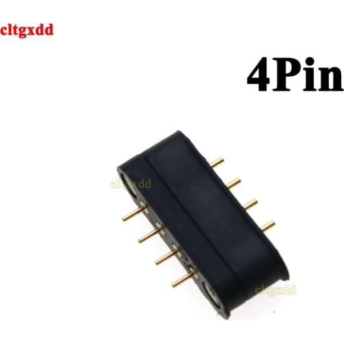 1Pair Magnetic Pogo Pin Connector 4Pin Pitch 2.5mm Male Female 2A 36V DC Power Charge Probe