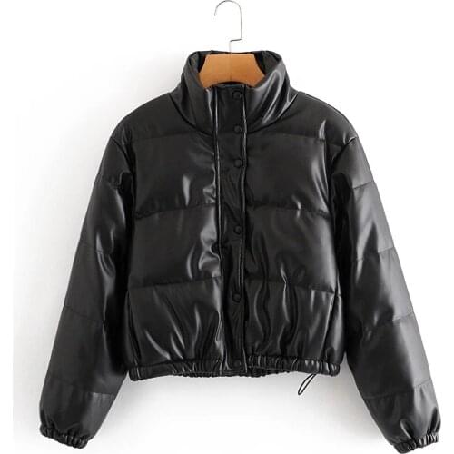 Aamikast Women's Leather Down Jackets