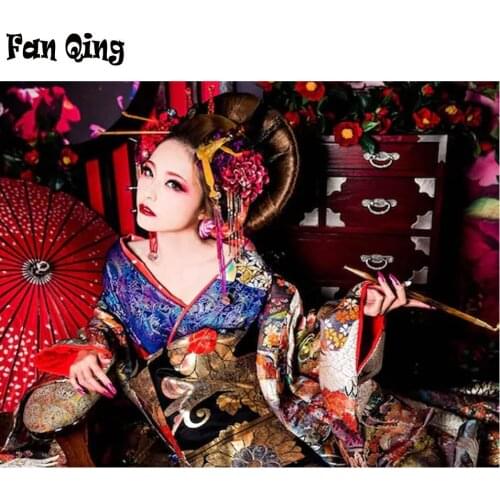 Diamond painting Japanese woman,Oriental Women,Geisha,Diy,5d,Cross Stitch,Diamond Embroidery,Christmas gift, Mosaic,Home Decor