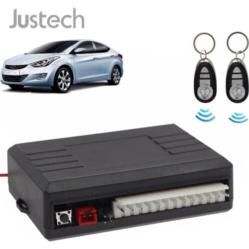 Justech Car Remote Central Kit Security Door Locking Vehicle Keyless Entry System Alarm 12V LED Indicator Automatica Door Lock
