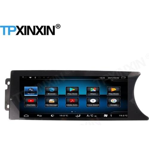256G 1 DIN Car Radio Receiver Android 11 Auto For Mercedes Benz C63 C204 C180 C200 C260 2011 2012 2013 2014 Video GPS Head Unit