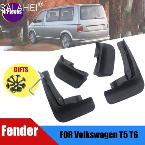 Car Mud Flaps For VVolkswagen VW Transporter Caravelle Multivan T5 T6 T7 2008-2021 Mudguard Splash Flaps Guards Fender Mudflaps