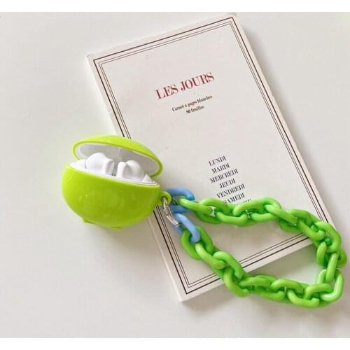 For Huawei Freebuds 4i 4 3 PRO Earphones Case Fashion BraceletWrist Chain Non-slip Silicone Protect Cover Free Buds 4 I Case