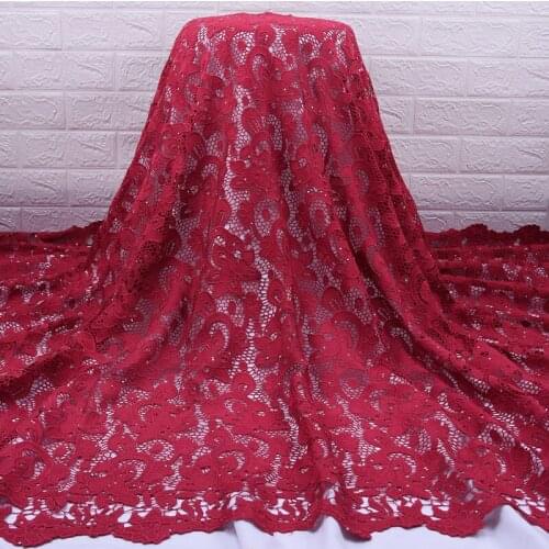 Zhenguiru French Mesh Lace New Nigerian Water Soluble Lace Fabric Soft Swiss African Lace Fabric For Clothing Materials A1782