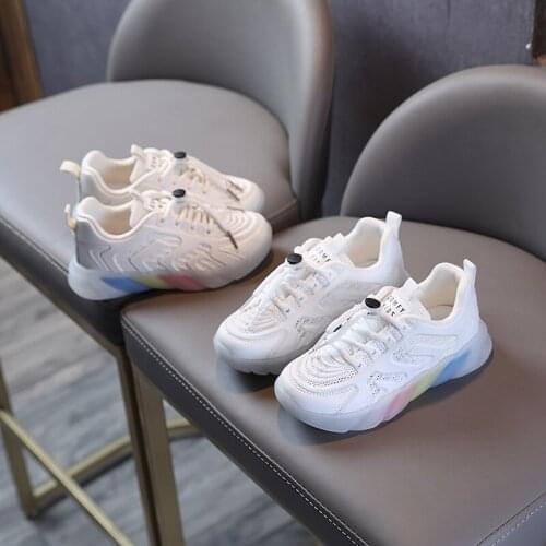 CAPSELLA KIDS Sneakers for Girls Boys Breathable Sports Shoes 2-12 Years Baby Toddler Air Mesh Outdoor Shoes Running Shoes 26-36