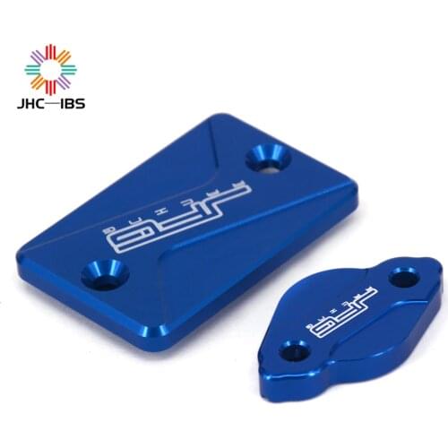 CNC Motorcycle Front Rear Brake Fluid Reservoir Cap Cover For YAMAHA WR250R WR250X Tricker XG250 Serow250 XT250X