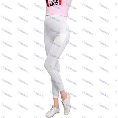 New Pregnant Womens Solid Color knittedPants Maternity Stretchy Slim Skinny Pregnancy Pants Abdomen Support Maternity Leggings