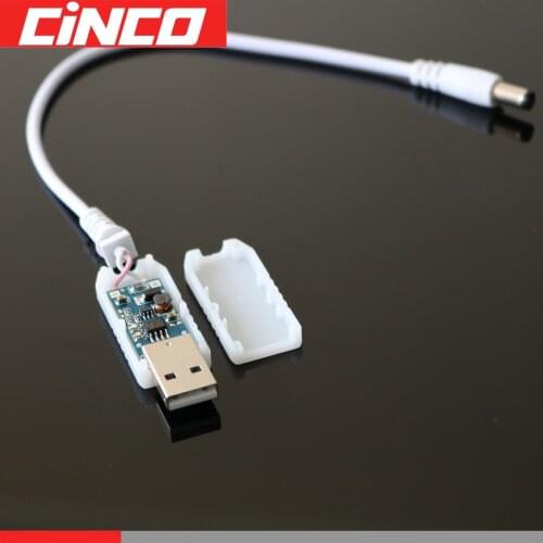 DC 5V to DC 6V 12V Power Supply Boost Line Step UP Module USB Connector Converter Adapter USB Cable Battery Charger