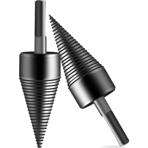 Firewood Splitter Machine Drill Wood Cone Reamer Punch Driver Firewood Drill Bit Wood Cut Tool new