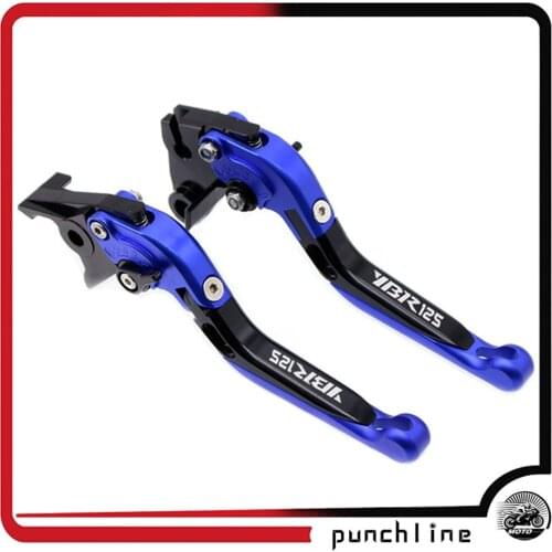 Fit YBR 125 2005-2014 Brake Levers For YAMAHA YBR125 Folding Extendable Clutch Levers