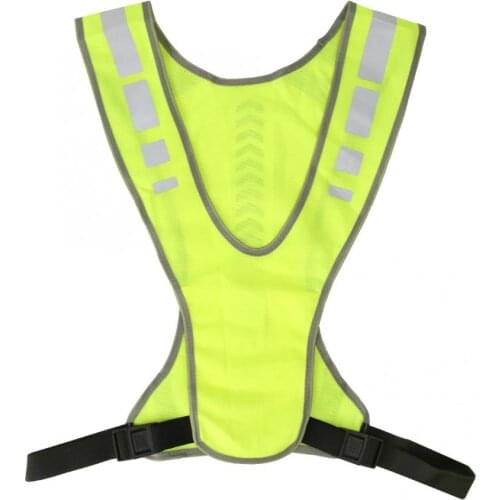 Outdoor Running Reflective Vest Cycling Safety Protective Vest Motorcycle Harness Women Men Night Jogging Walking