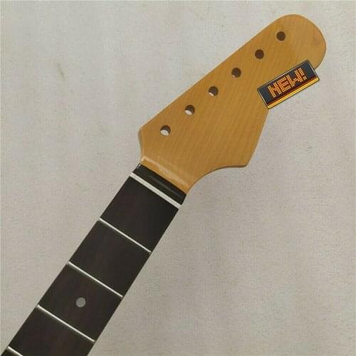 Vintage Electric Guitar Neck Replacement Maple 21 Fret Rosewood Fingerboard
