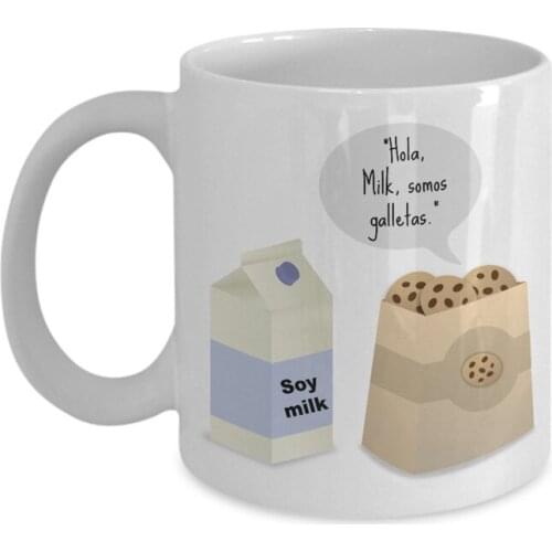 Funny Coffee mug. Soy milk. Funny coffee mug gift for your favorite Spanish teacher