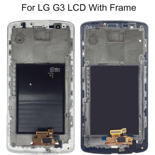 Y-HOIVA 5.5'' For LG G3 D850 D851 D855 D858 LCD Display Touch Screen Digitizer Assembly With Frame Replacement