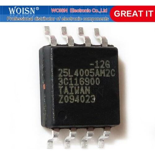 1pcs/lot MX25L4005AM2C-12G MX25L4005AMC 25L4005 SOP-8 In Stock