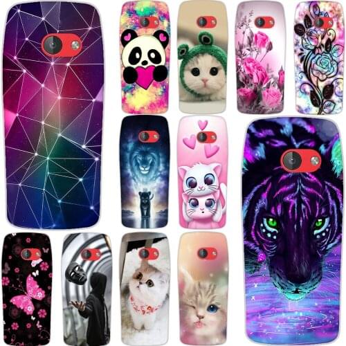 2.4 " Patterned Case For Nokia 210 2019 Soft TPU Phone Case Back Cover For Nokia 210 TA-1139 Bumper Coque Cute Cartoon Animals