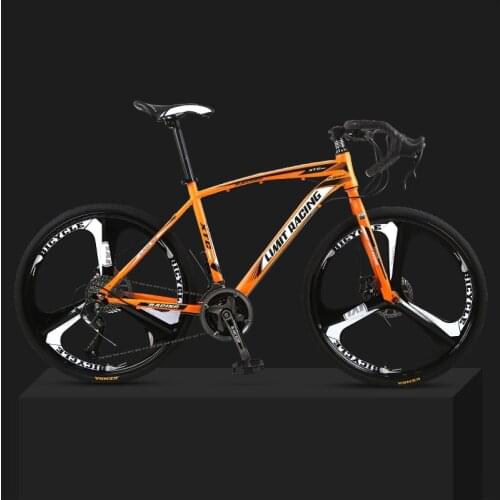 26-inch 27 Speed Road Bicycle Dead-Flying Front and Rear Mechanical Disc Brake Three-blade wheel Solid Tire Student Adult