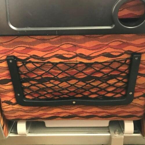 3Pcs/Lot 36*18cm Car Net Door Panel Bus Seat Back Mount Organizer Mesh Phone Holder Storage Bag Pocket for Wallet Keys