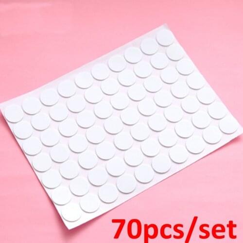 70pcs/set 2.2cm Round Dots Adhesive Fastener Tape Strong Glue Magic Sticker Glue Hook And Loop For DIY Scrapbooking Craft 2020
