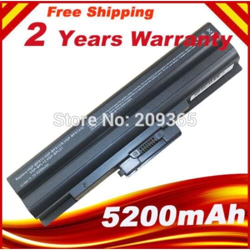 5200mAh 6Cell Laptop Battery for SONY VAIO VGP-BPS13/S VGP-BPS13A/S VGP-BPS21/S VGP-BPL21A VGP-BPS13A/B VGP-BPS21B VGP-BPL13