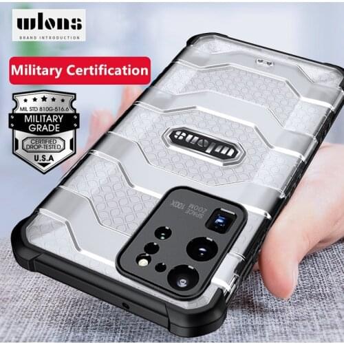 For Samsung Galaxy S20 Ultra Wlons Military Rugged Armor Case for Samsung S20 Plus S20+ 5G Drop-tested Protection Back Cover