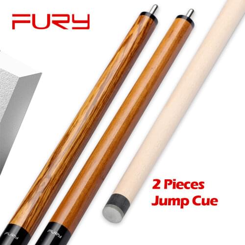 FURY JPW 2/6 Billiard Jump Cue 13mm G10 Tip 107cm Maple Shaft Black Bakelite Ferrule Handmade Professional Billard Kit Gifts