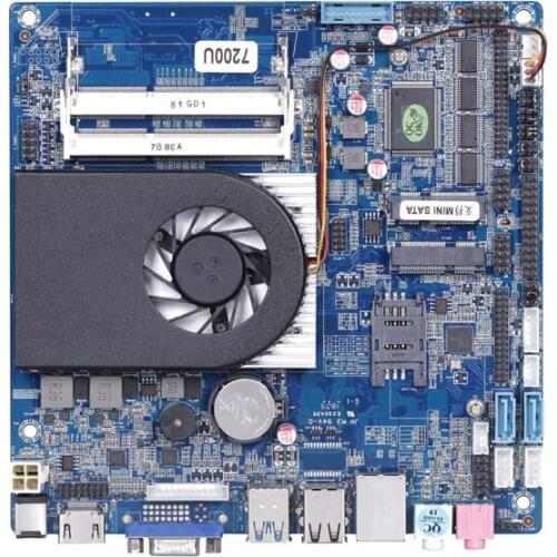 Double chanel ddr3l 7th generation 3.1GHz core I5 motherboard with EDP optional onboard cpu
