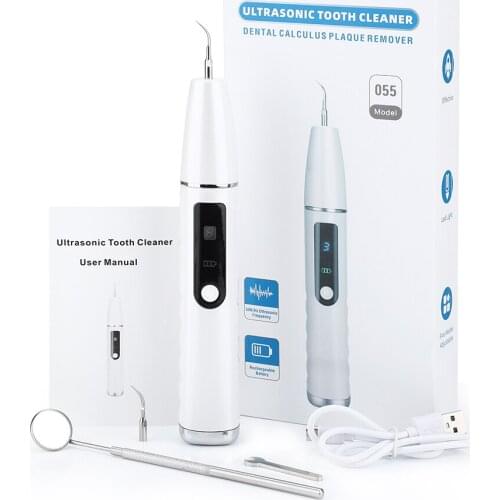 Electric Ultrasonic Dental Scaler Tooth Calculus Tool Sonic Remover Stains Tartar Plaque Whitening Oral Cleaner Machine